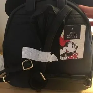 Disney | Bags | New Minnie Mouse Black And Gold With White 